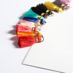 Cotton Tassel Pendant Factory - DIY 20mm Thin Cotton Cord Tassel for Key Chain