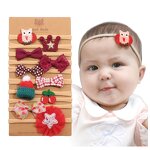 Hair Bands Set Factory - 10 PCS Luxury Custom Christmas Gifts Baby Hair Accessories