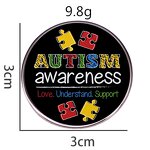 Autism Awareness Pin Factory - Enamel Autism Speak Button Pin Neurodivergent Badge