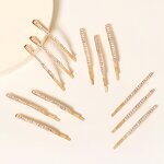 Crystal Hairpin Factory - Girls Silver Gold Zircon Hairpins Rhinestone Clips