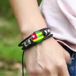 Country Flag Jewelry Set Factory - Togo Flag Charm Map Pendant Jewelry Set