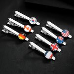 Tie Clip Factory - Manufacturer Personalized Tie Clip Customized 287 Country Flag