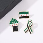 Country Flag Pin Factory - Manufacturer Syria National Flag Map Brooches Pin