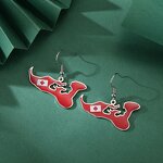 Country Flag Earrings Factory - Waterproof Stainless Steel Enamel Kingdom of Tonga