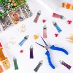 Suede Tassel Pendant Factory - DIY 38mm Suede Leather Tassel Fringe Trim