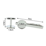 Cufflink Tie Clip Set Factory - Palestine Flag Custom Design Cuff Links Set