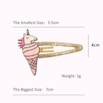 Hair Clip Set Factory - Sweet Baby Unicorn Rainbow Cat Bow Tie Clip Barrettes