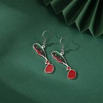 Country Flag Earrings Factory - Waterproof Stainless Steel Enamel Saint Kitts Nevis