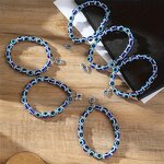 Evil Eye Anklet Factory - Summer Beach 8mm Turkish Amulet Blue Eye Beaded