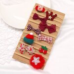Hair Bands Set Factory - 10 PCS Luxury Custom Christmas Gifts Baby Hair Accessories