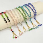 Islamic Rosary Beads Factory - 33 Beads 10mm Gold Plated Tassel Muslim Bracelet