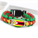 Country Flag Jewelry Set Factory - 80 Models Zimbabwe Flag Map Pendant Set