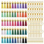 Tassel Charm Factory - DIY Crafts Tassel Pendant Keychain Rings Jewelry Accessories