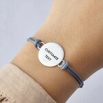 Personalized Bracelet Factory - Stainless Steel Engraved Date of Birth Name