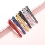 Tie Clip Factory - Custom Engraved Gold Black Blue Silver Brass Business Gift