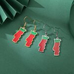 Country Flag Earrings Factory - Waterproof Stainless Steel Enamel Portugal Flag