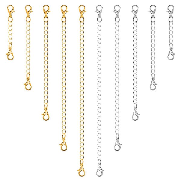 Extender Chain Factory - Manufacturer Silver Gold Plated Alloy DIY Lobsters Extender