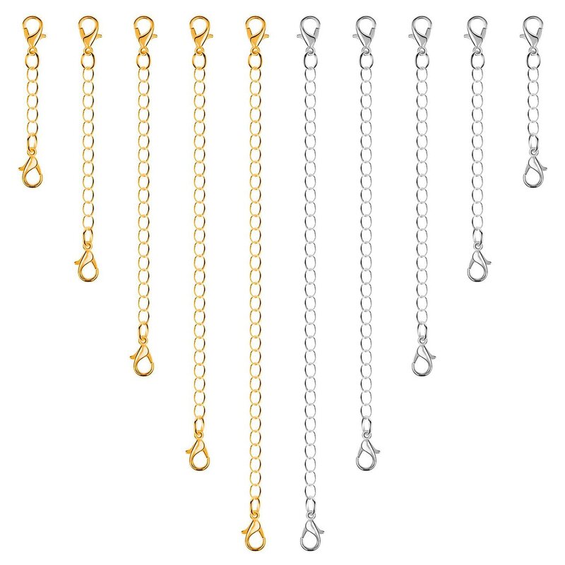 Extender Chain Factory - Manufacturer Silver Gold Plated Alloy DIY Lobsters Extender