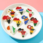 Lapel Pin Factory - Africa National Flag African Countries Brooches Jewelry Accessories