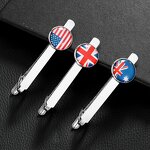 Tie Clip Factory - Manufacturer Personalized Tie Clip Customized 287 Country Flag