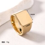 Stamp Ring Factory - 8mm Stainless Steel Surface Engraved Laser Engraving Custom