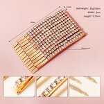 Crystal Hairpin Factory - Girls Silver Gold Zircon Hairpins Rhinestone Clips