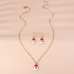 Christmas Jewelry Set Factory - Tree Stockings Santa Claus Reindeer Pendant Set