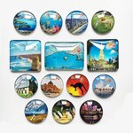Fridge Magnet Factory - Manufacturer Crystal Glass Dome Cabochon Souvenir Magnet