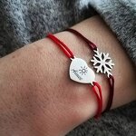 Charm Bracelet Factory - Stainless Steel Engraving Personalized ID Heart Charm