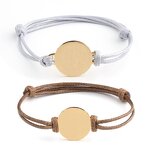 Personalized Bracelet Factory - Stainless Steel Engraved Date of Birth Name