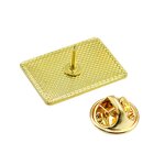 Country Flag Pin Factory - Manufacturer 287 Countries National Flag Rectangular Badge