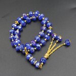 Islamic Rosary Beads Factory - 33 Beads 10mm Gold Plated Tassel Muslim Bracelet