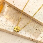 Jewelry Set Factory - 18K Gold Plated 316L Stainless Steel Daisy Set for Women