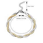 Chain Jewelry Set Factory - Men's Stainless Steel Herringbone Snake Chain Punk