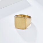 Stamp Ring Factory - 8mm Stainless Steel Surface Engraved Laser Engraving Custom