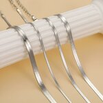 Chain Anklet Factory - Stainless Steel Herringbone Snake Punk Style for Women