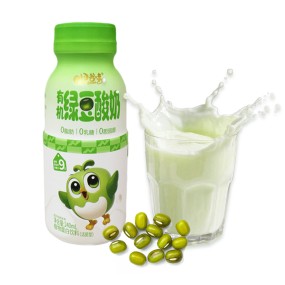 Plant Based Beverage Organic Green Mung Bean Grain Drink Flavored Fermented  Drink  Probiotic Beverage