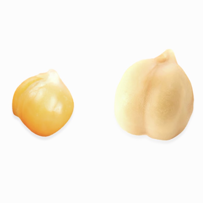 Wholesale Steamed Chickpea Prices Gluten-free Original Flavor Low-GI Foods Steamed Chickpeas