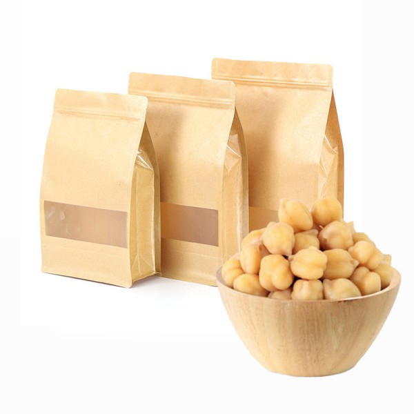 Black Chickpea Garbanzos Whole Grain High  Dietary Fiber Original Flavor Customize Steamed Chickpeas for Snacks