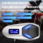 Helmet Bluetooth Headset Factory - OEM/ODM Custom Motorcycle Headset with LED Flashlight