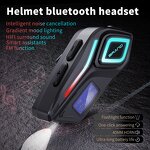 Bluetooth Helmet Headset Factory - OEM/ODM Custom RGB LED Headset with Digital Display