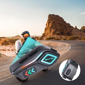 Motorcycle Bluetooth Headset Factory - OEM/ODM Custom Helmet Headset with LED Flashlight IPX8