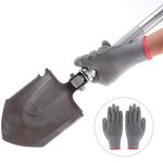 PU Coated Work Gloves Factory - 13 Gauge Grey White Palm Coated Safety Gloves