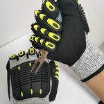Anti-Vibration Gloves Manufacturer - OEM TPR SBR Padding Impact Work Gloves