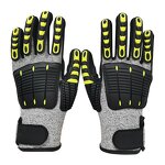Oilfield Safety Gloves Manufacturer - ODM TPR Anti-Impact Cut Resistant Work Gloves