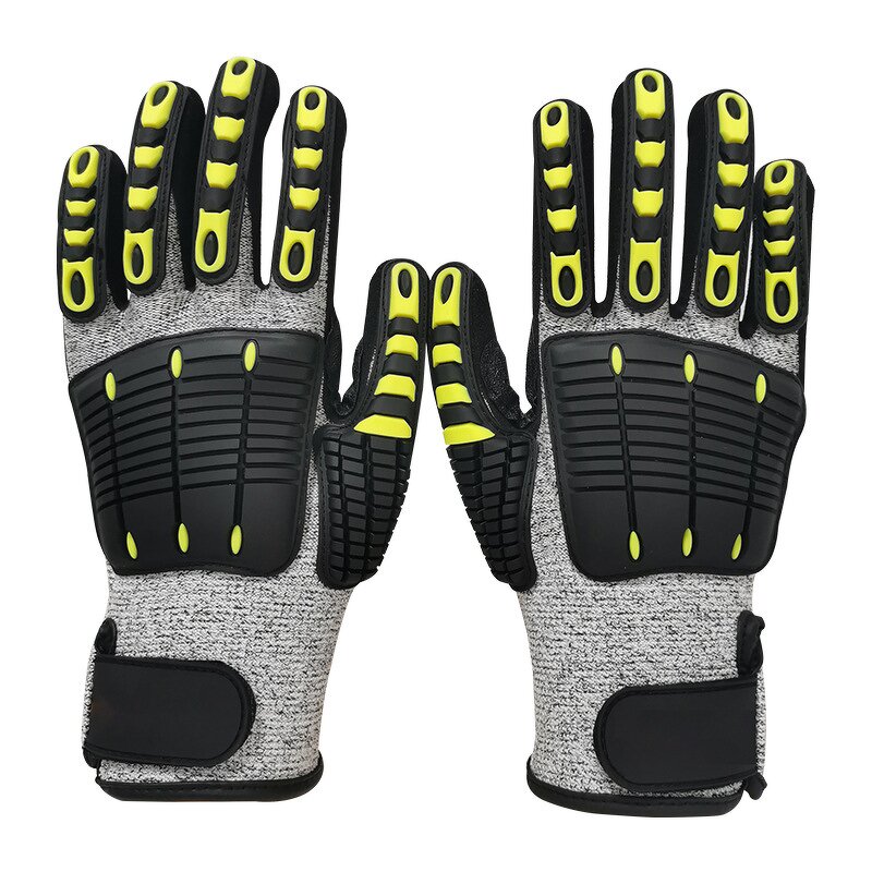 Oilfield Safety Gloves Manufacturer - ODM TPR Anti-Impact Cut Resistant Work Gloves