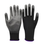 Hand Protection Gloves Manufacturer - Premium Custom Black PU Coated Work Gloves