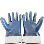 Nitrile Gloves Factory - Chemical-Resistant Fully Coated Blue Jersey Cotton Heavy Duty Gloves