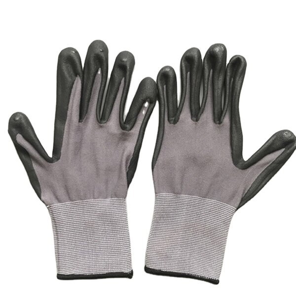Safety Coated Gloves Factory - 15 Gauge Nylon Spandex Nitrile Micro Foam Gloves