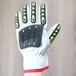 TPR Anti-Impact Gloves Factory - Custom Leather Welding Mechanical Safety Gloves